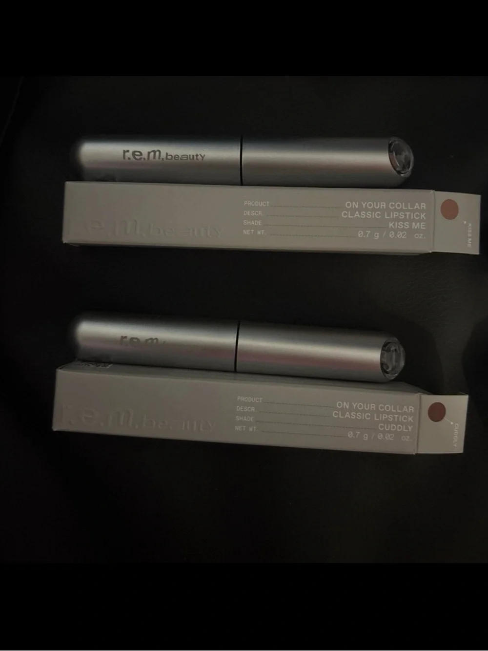 5 brand new r.e.m. beauty On Your Collar Classic Lipsticks